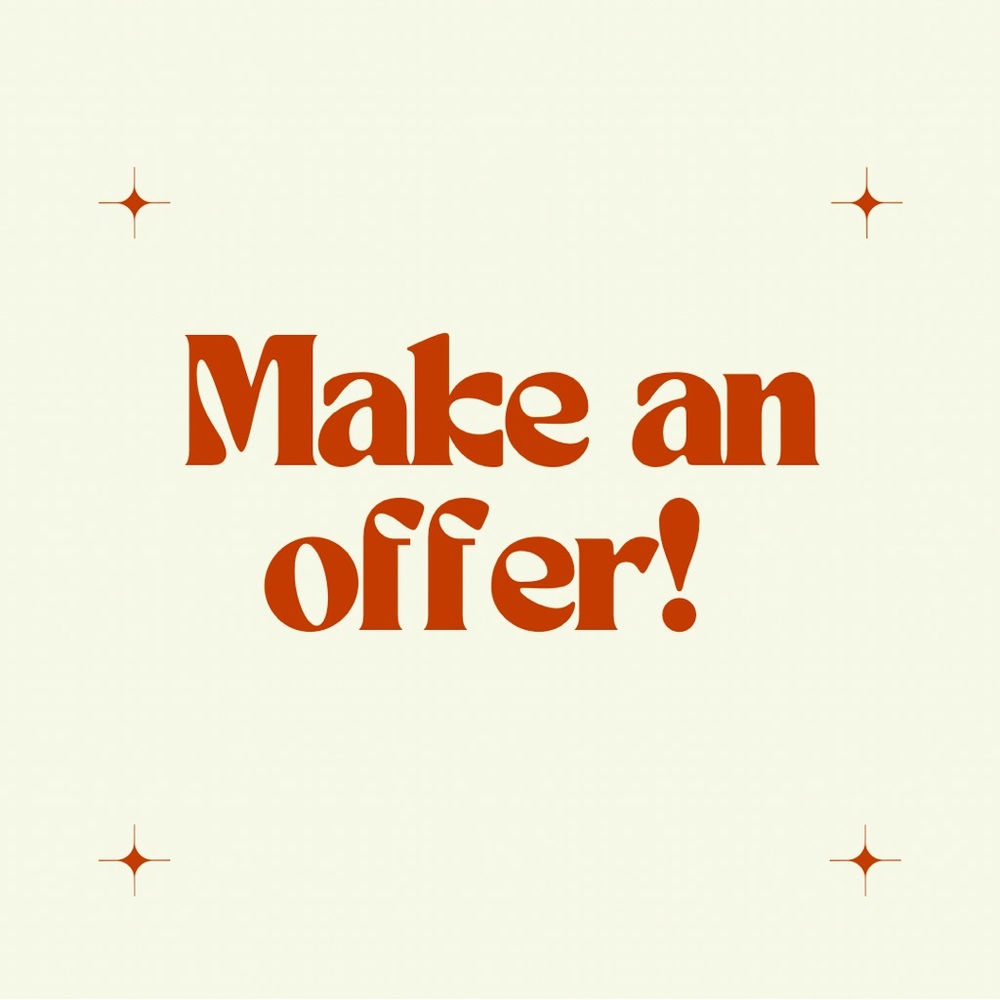 All reasonable offers accepted!